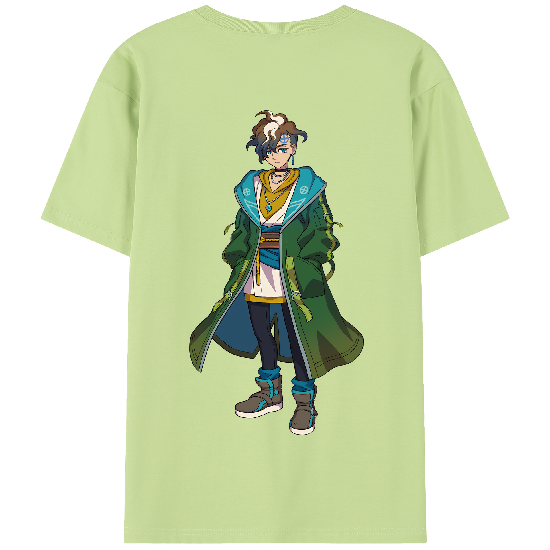 （画像用） 妖怪ウォッチ Yo-kai Watch 綿100％半袖Tシャツ（背面プリント）